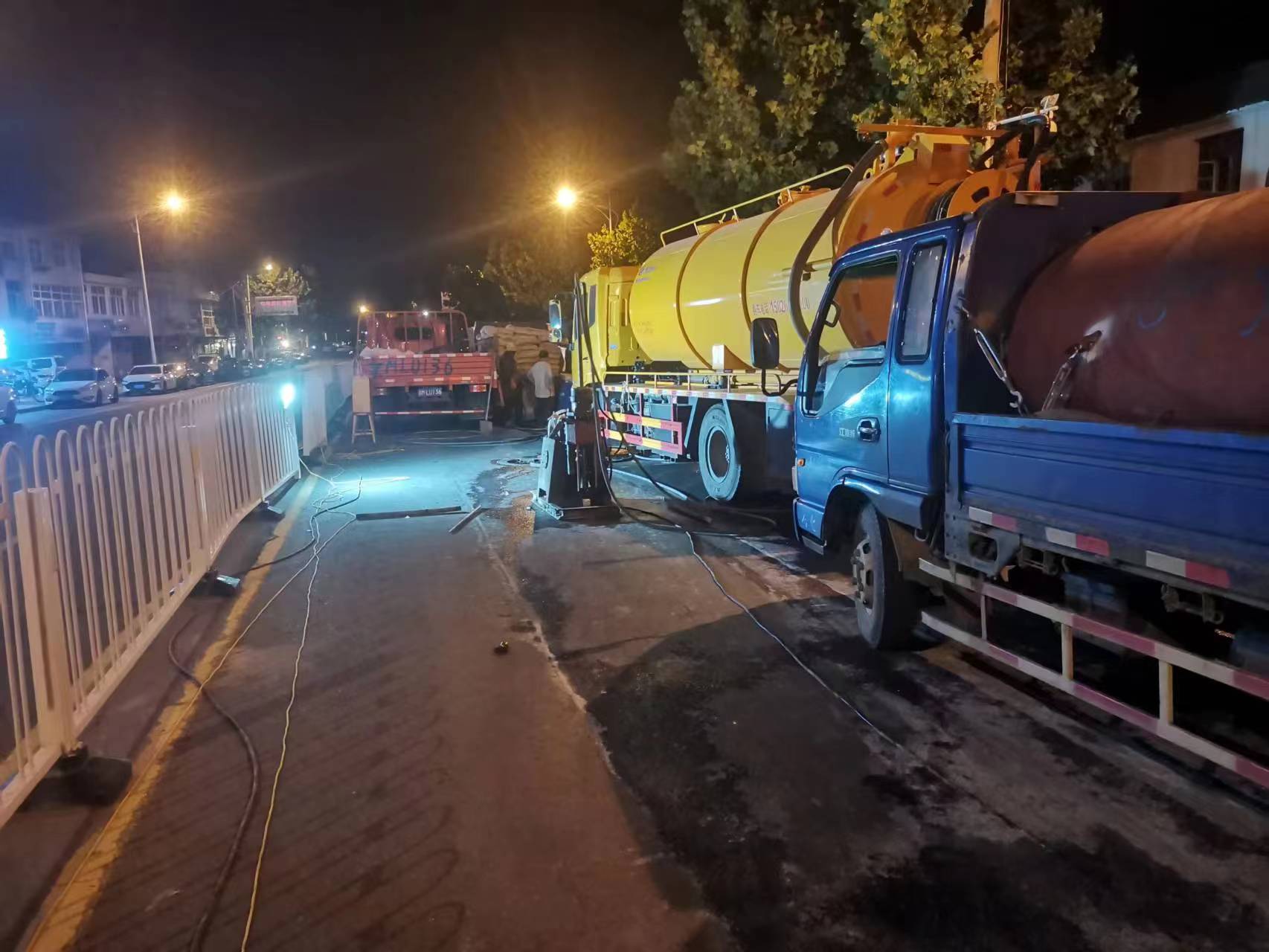 郎溪路面压密注浆